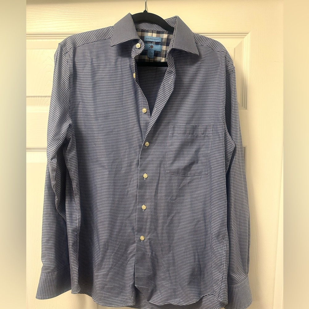 Men's Blue Checkered Shirt
